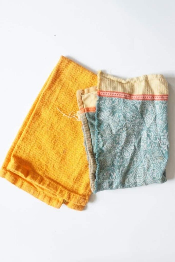 2 sustainable cloth napkins