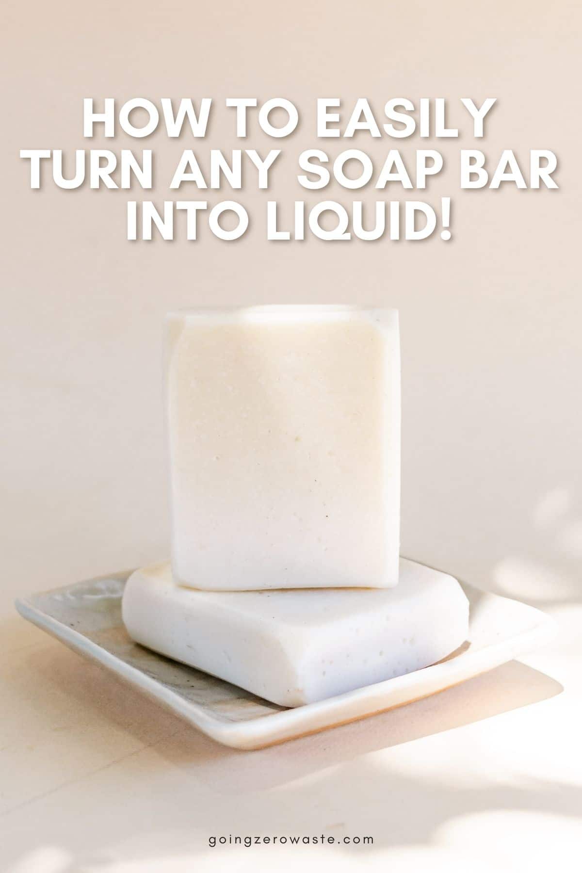 Liquid Cleansing cleaning soap Recipe from a Secure Cleansing cleaning soap Bar